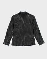 Vintage 90's Danier Double Breasted Leather Jacket - XS