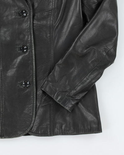 Vintage 90's Danier Double Breasted Leather Jacket - XS