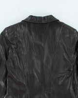 Vintage 90's Danier Double Breasted Leather Jacket - XS
