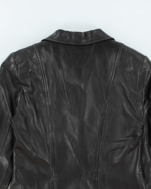 Vintage 90's Danier Double Breasted Leather Jacket - XS