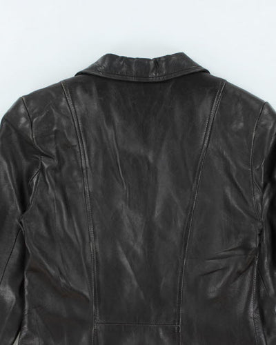 Vintage 90's Danier Double Breasted Leather Jacket - XS
