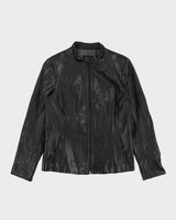 Vintage Danier Zip Up Leather Motorcycle Jacket - S