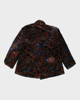 Vintage Embroidered Velvet Blazer - M
