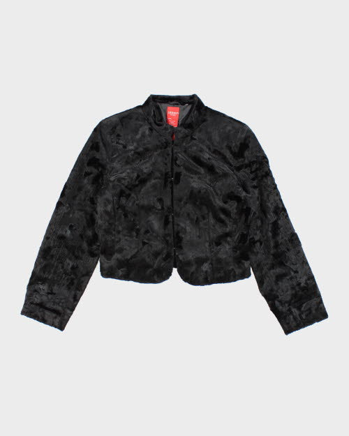 Y2k 00s Olsen Faux Fur Jacket - S