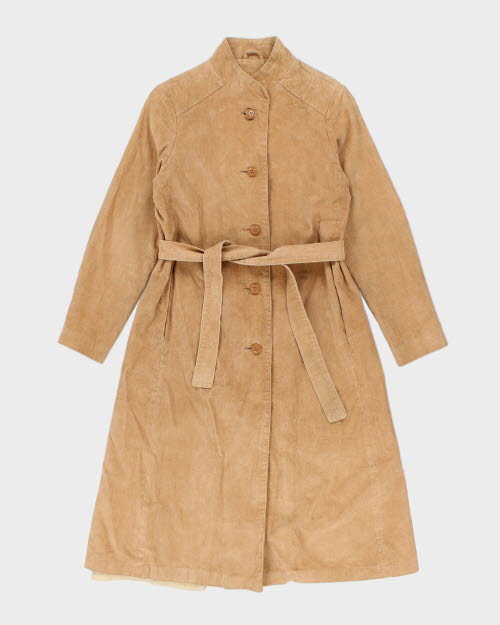 Y2k 00s  Long Corduroy Jacket - S