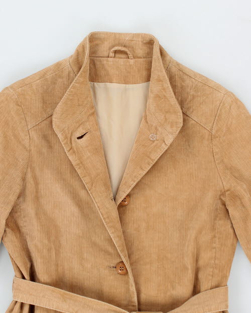 Y2k 00s  Long Corduroy Jacket - S