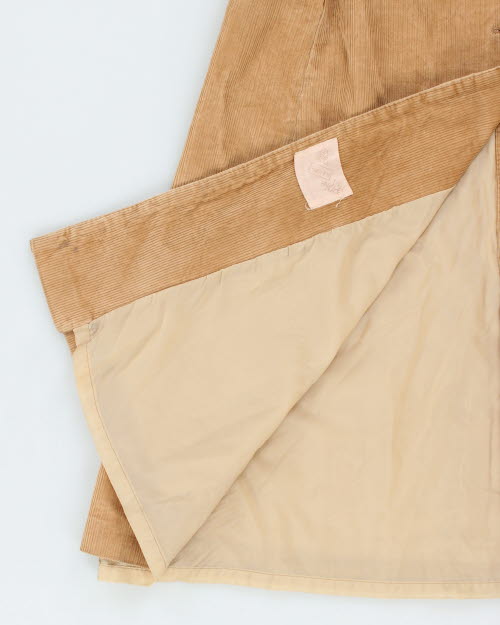 Y2k 00s  Long Corduroy Jacket - S