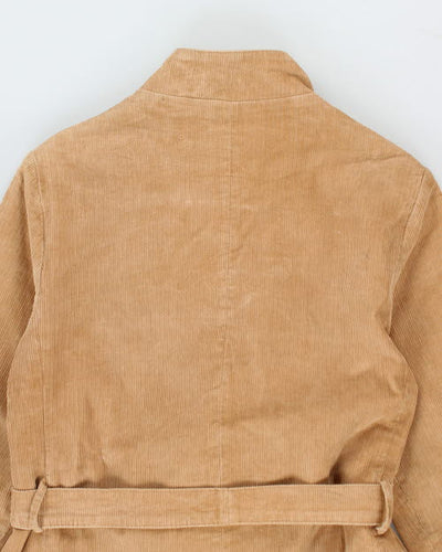 Y2k 00s  Long Corduroy Jacket - S