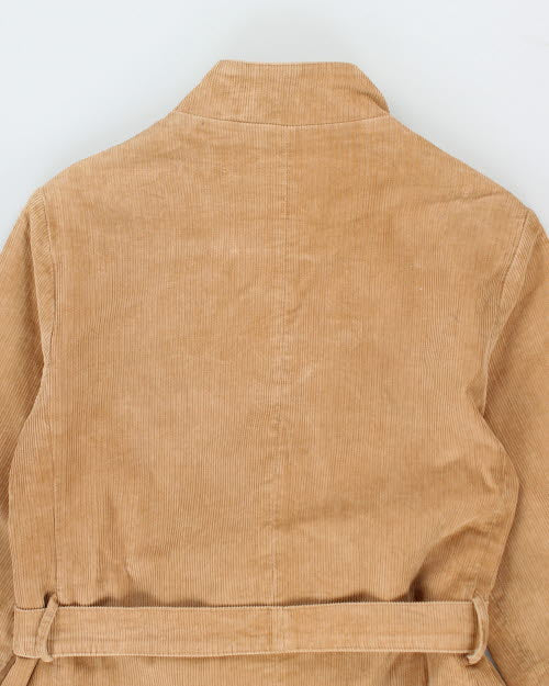 Y2k 00s  Long Corduroy Jacket - S