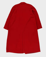 London Fog Red Trench Coat - L