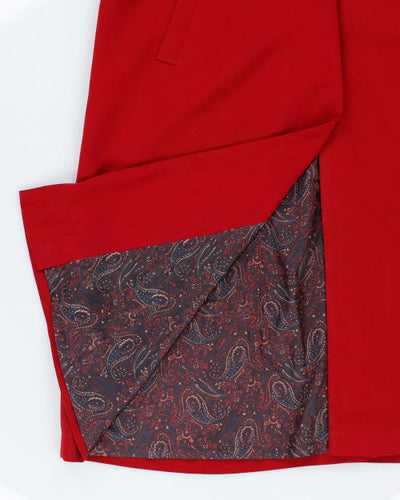 London Fog Red Trench Coat - L
