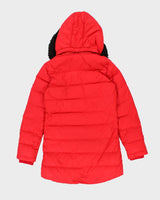 Vintage Women's Hunter Hooded Puffer Jacket - XS
