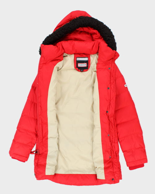 Vintage Women's Hunter Hooded Puffer Jacket - XS