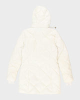 Vintage Women's BEBE Quilted Hooded Jacket - L