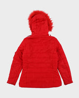 Vintage Women's Guess Quilted Hooded Jacket - XS