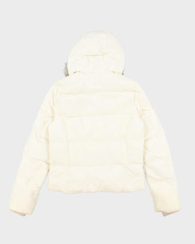 Vintage Y2K Women's Juicy Couture Quilted Hooded Jacket - M