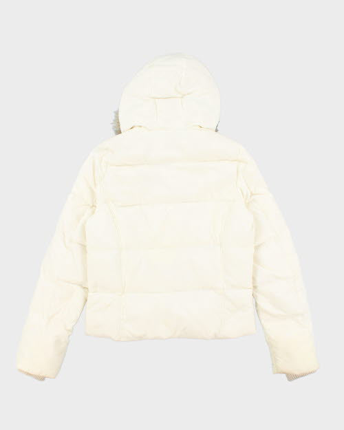 Vintage Y2K Women's Juicy Couture Quilted Hooded Jacket - M