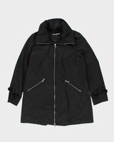 Vintage Karl Lagerfeld Paris Women's Hidden Hood Rain Jacket - M