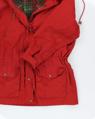 Vintage 90's Eddie Bauer Hooded Lined Jacket - L
