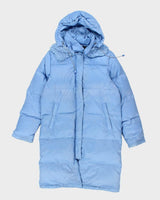 Vintage Y2K Women's Versace Long Puffer Jacket - L