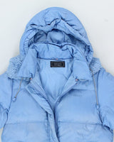 Vintage Y2K Women's Versace Long Puffer Jacket - L