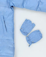Vintage Y2K Women's Versace Long Puffer Jacket - L