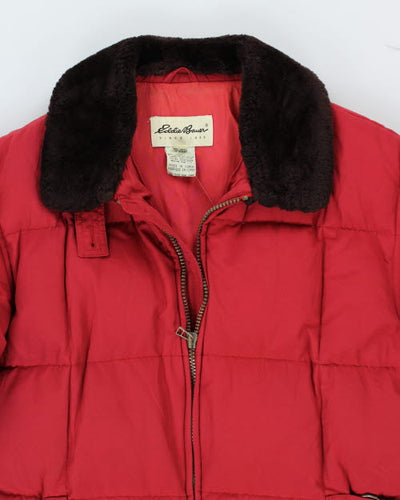 Vintage 90's Eddie Bauer Quilted Multi Pocket Jacket - M