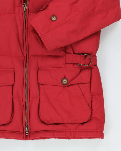 Vintage 90's Eddie Bauer Quilted Multi Pocket Jacket - M