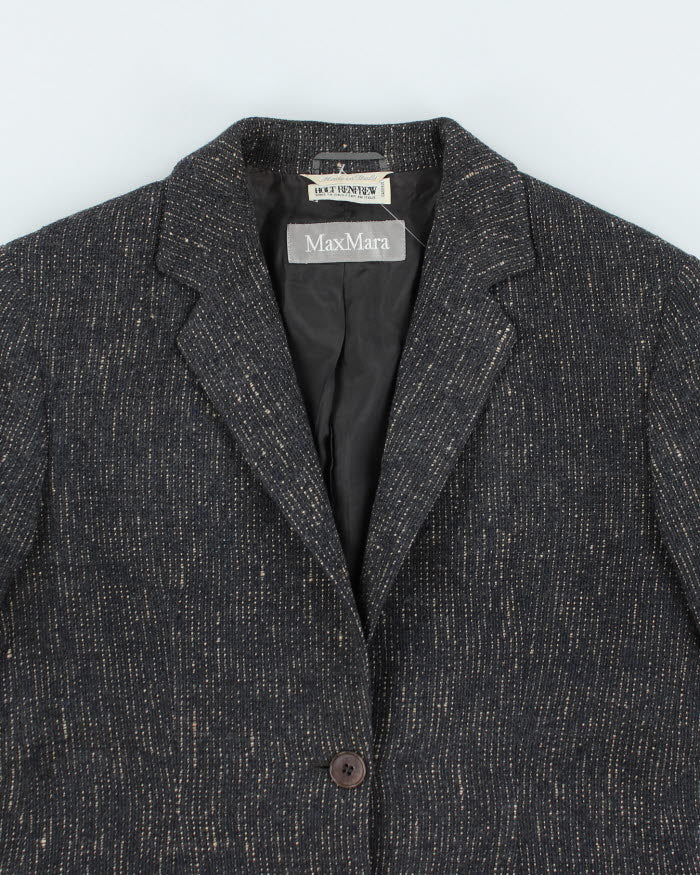 Vintage MaxMara Wool & Silk Blazer - M