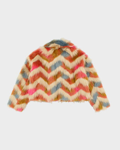 Deadstock  French Connection Faux Fur Coat - M