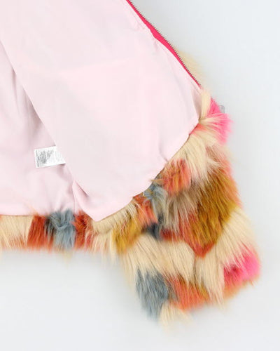 Deadstock  French Connection Faux Fur Coat - M