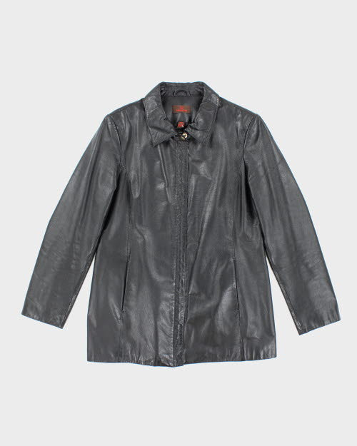 Vintage Women's Danier Leather Zip Up Jacket - M