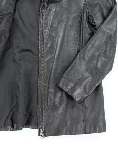 Vintage Women's Danier Leather Zip Up Jacket - M