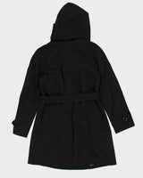 London Fog Hooded Overcoat Mac - M