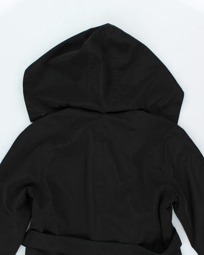 London Fog Hooded Overcoat Mac - M