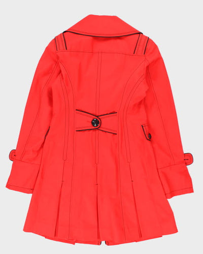Guess Red Trench Coat - S