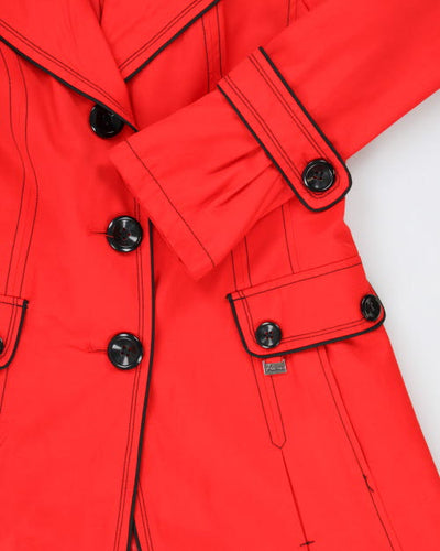 Guess Red Trench Coat - S