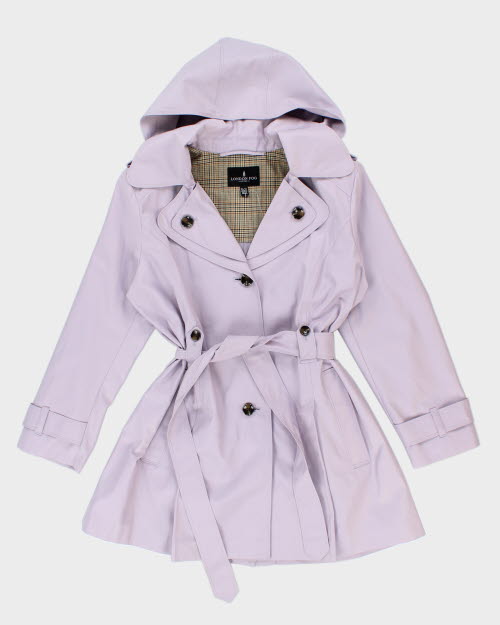 London Fog Hooded Mac - XL