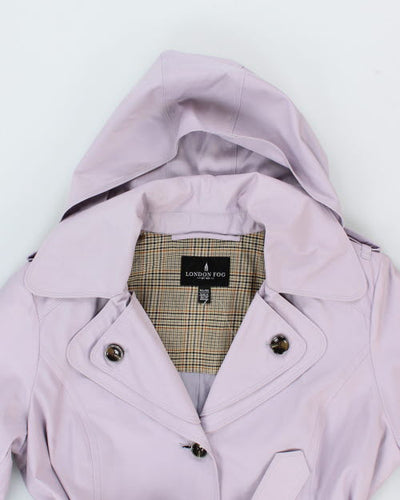 London Fog Hooded Mac - XL