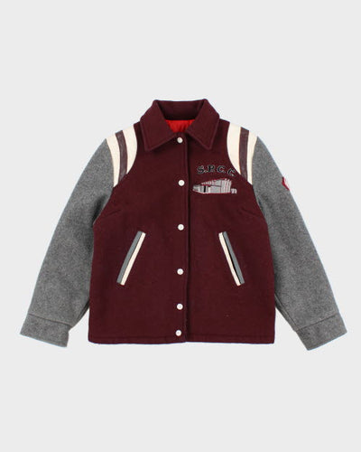 Vintage 80's S.P.C.C. Embroidered Varsity Jacket - S