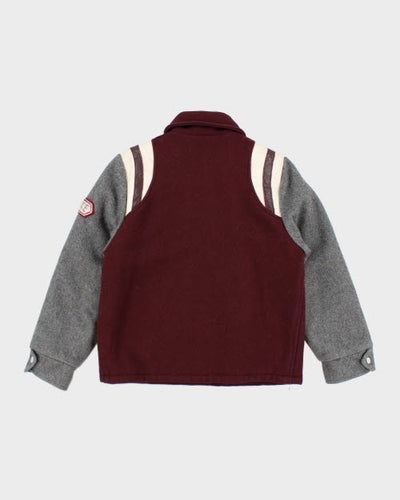 Vintage 80's S.P.C.C. Embroidered Varsity Jacket - S