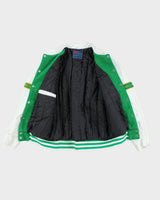 Vintage 80's Women's Embroidered Cheerleader Varsity Jacket - M