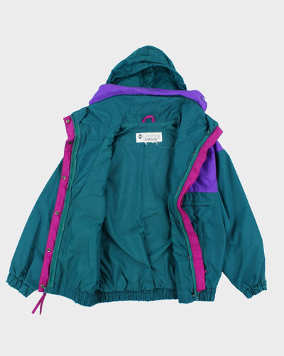 Vintage 90's Columbia Panelled Zip Up Jacket - M