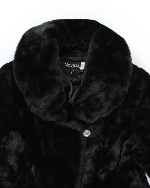 Novelti Faux Fur Coat - S