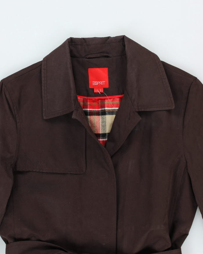 Esprit Brown Trench Coat - M