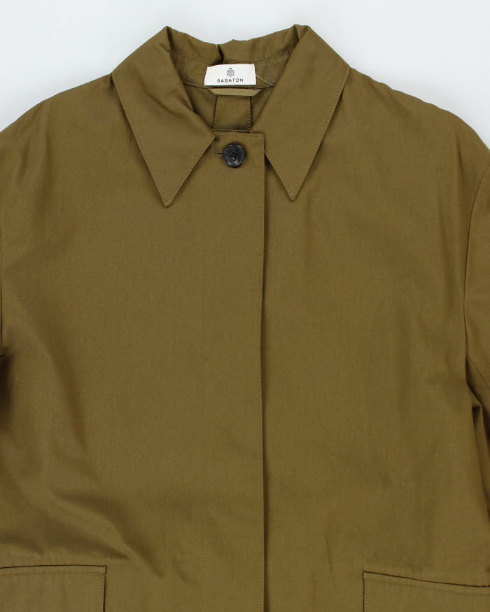 Babaton Khaki Trench Coat - M