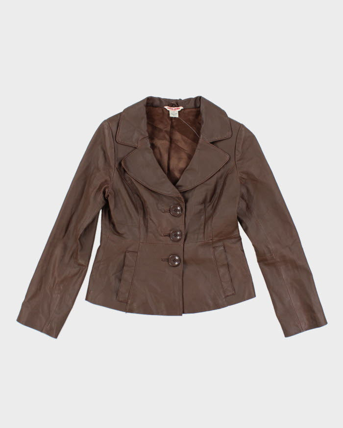 Y2k 00s Guess Leather Jacket - S