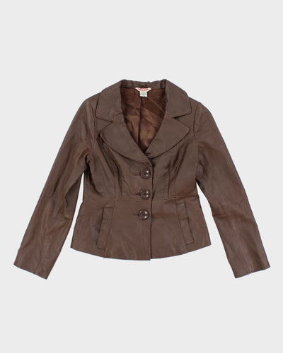 Y2k 00s Guess Leather Jacket - S