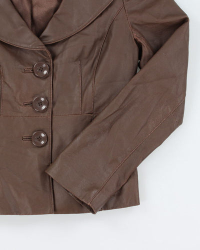 Y2k 00s Guess Leather Jacket - S