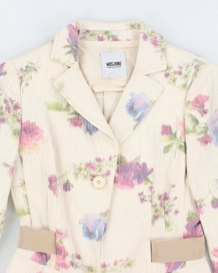 Moschino Floral Blazer Jacket - S
